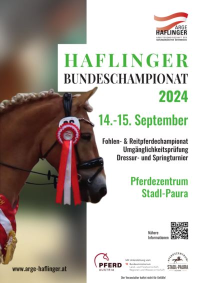 Mehr zu: ARGE Haflinger Bundeschampionat