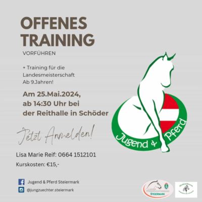 Mehr zu: Jugend & Pferd offenes Training in Schöder